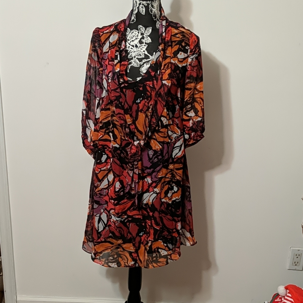Taylor multicolored shift dress